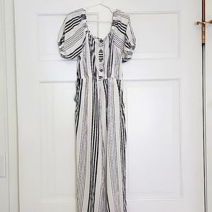 Jessica Simpson Girls Romper Jumpsuit Black and Whit Size 10